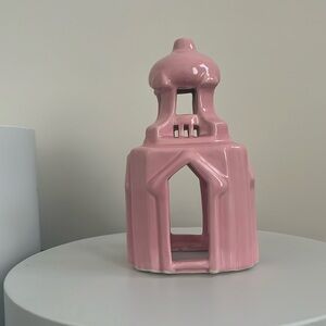 Vintage Royal Hawaiian Pink Palace Ceramic Candle Holder